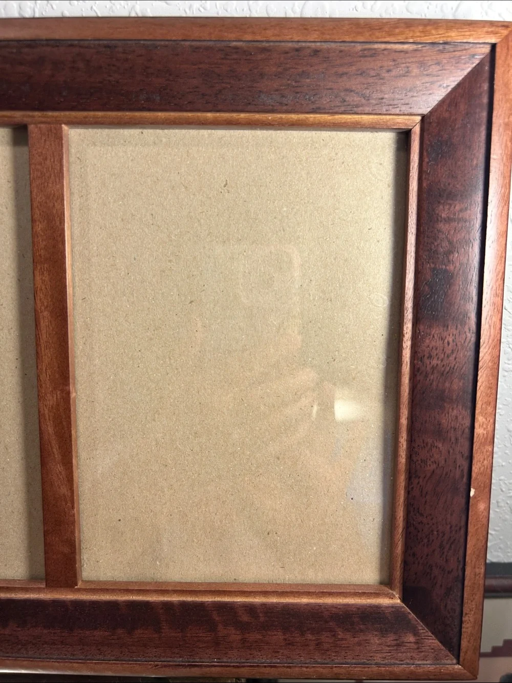 Fetco Rich Brown Multi-Opening Wood Photo Frame